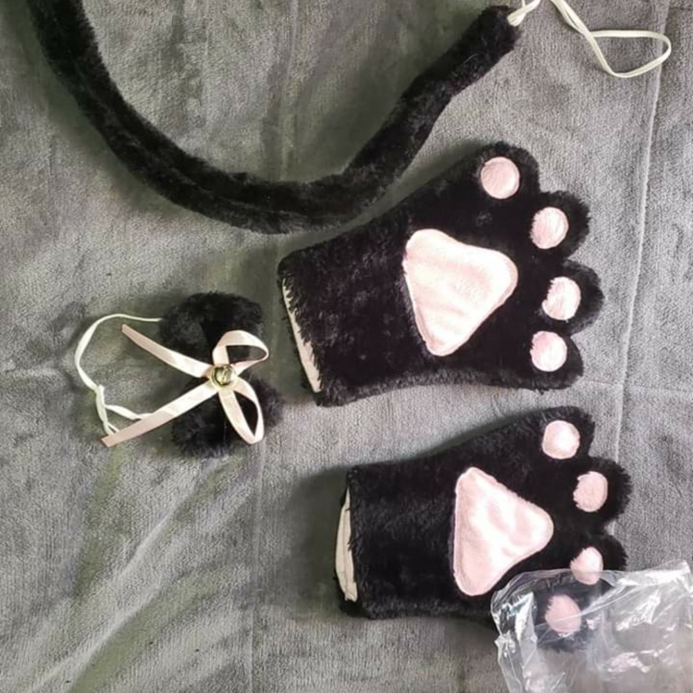 Halloween/cosplay black cat accessories